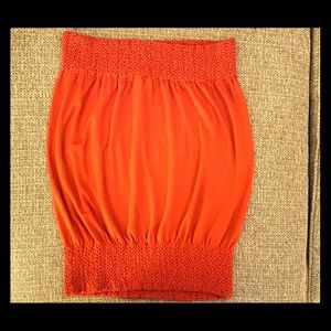 Woman’s Burnt Orange Crop Top